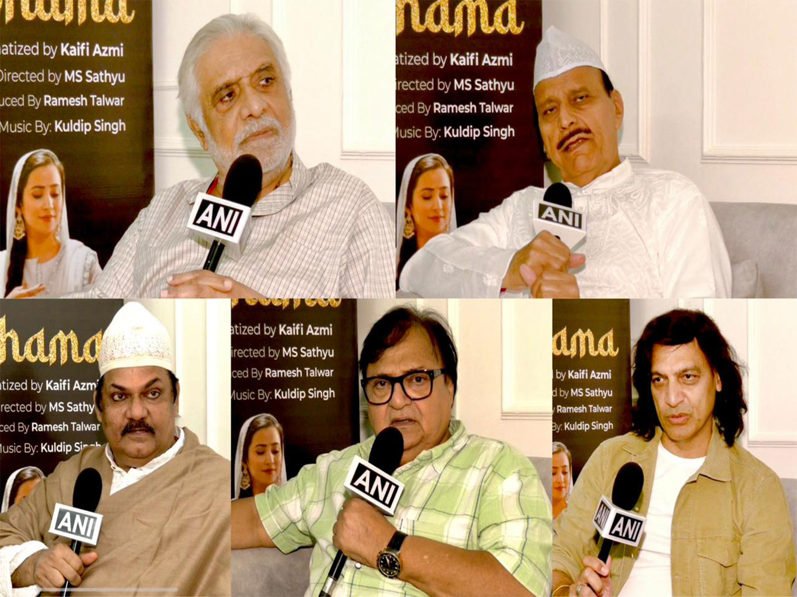 Aanjjan Srivastav, Avtar Gill, Akhilendra Mishra, Rakesh Bedi, and Manish Wadhwa  (Photo/ANI)
