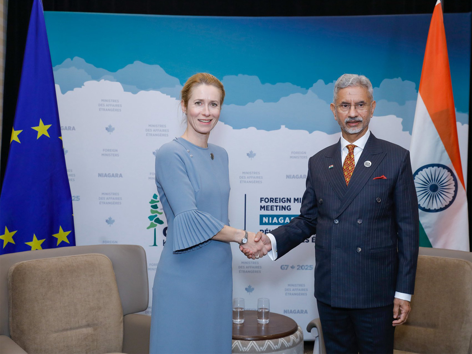 Vice-President of the European Commission, Kaja Kallas and External Affairs Minister S Jaishankar (Photo: X@DrSJaishankar) Vice-President of the European Commission, Kaja Kallas and External Affairs Minister S Jaishankar (Photo: X@DrSJaishankar)