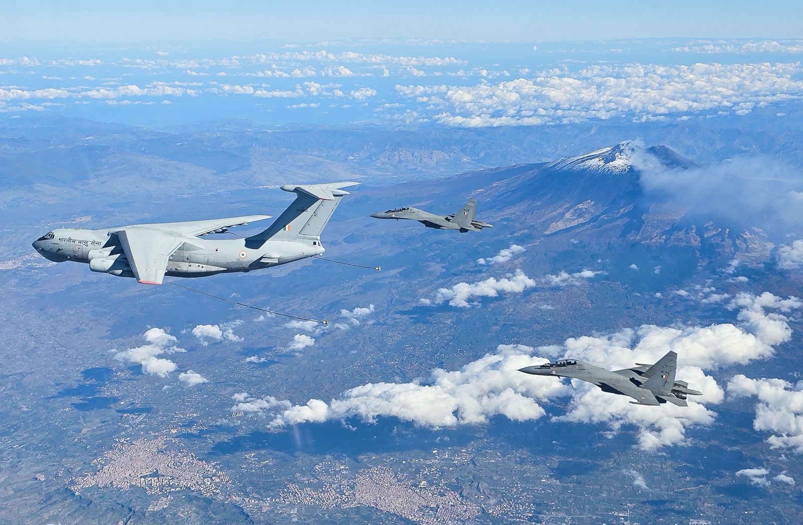 IAF Contingent lands in France (Photo: X@IAF_MCC)