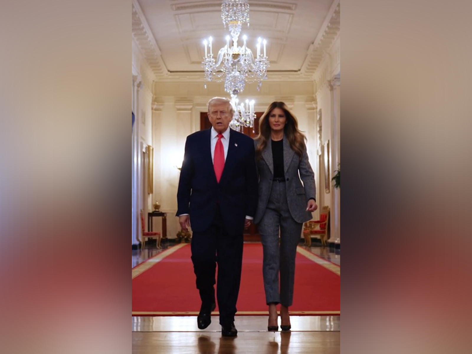 US President Donald Trump and First Lady Melania Trump (Photo/X@WhiteHouse)