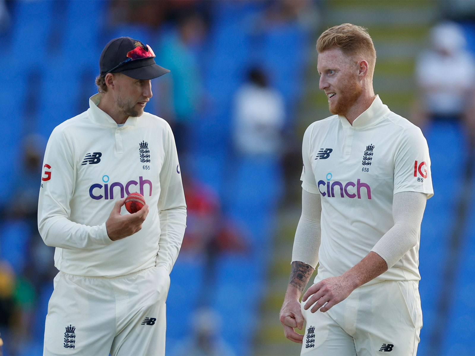 Joe Root and Ben Stokes. (Photo: Reuters)