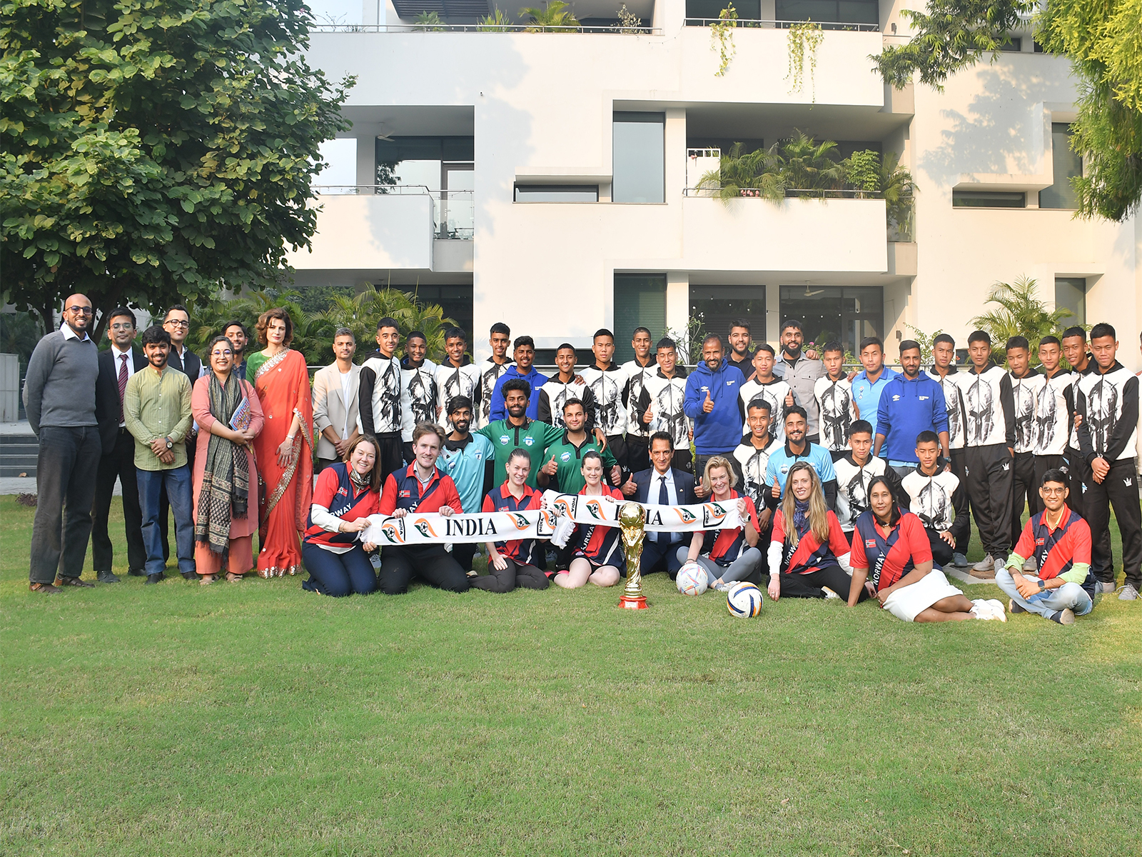 Royal Norwegian Embassy honours Minerva Academy FC (Image: Minerva Academy FC)