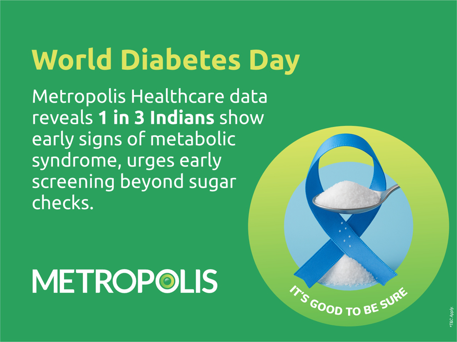 Stay one step ahead of Diabetes, This World Diabetes Day manage your sugar the sure way Stay one step ahead of Diabetes, This World Diabetes Day manage your sugar the sure way