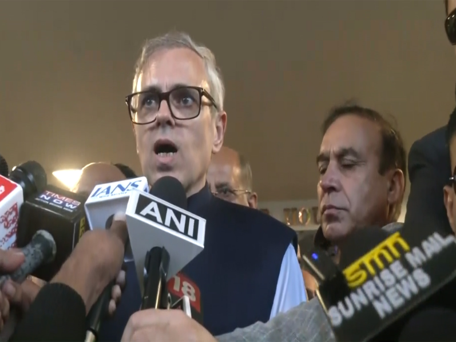 Jammu and Kashmir Chief Minister Omar Abdullah (Photo/ANI)