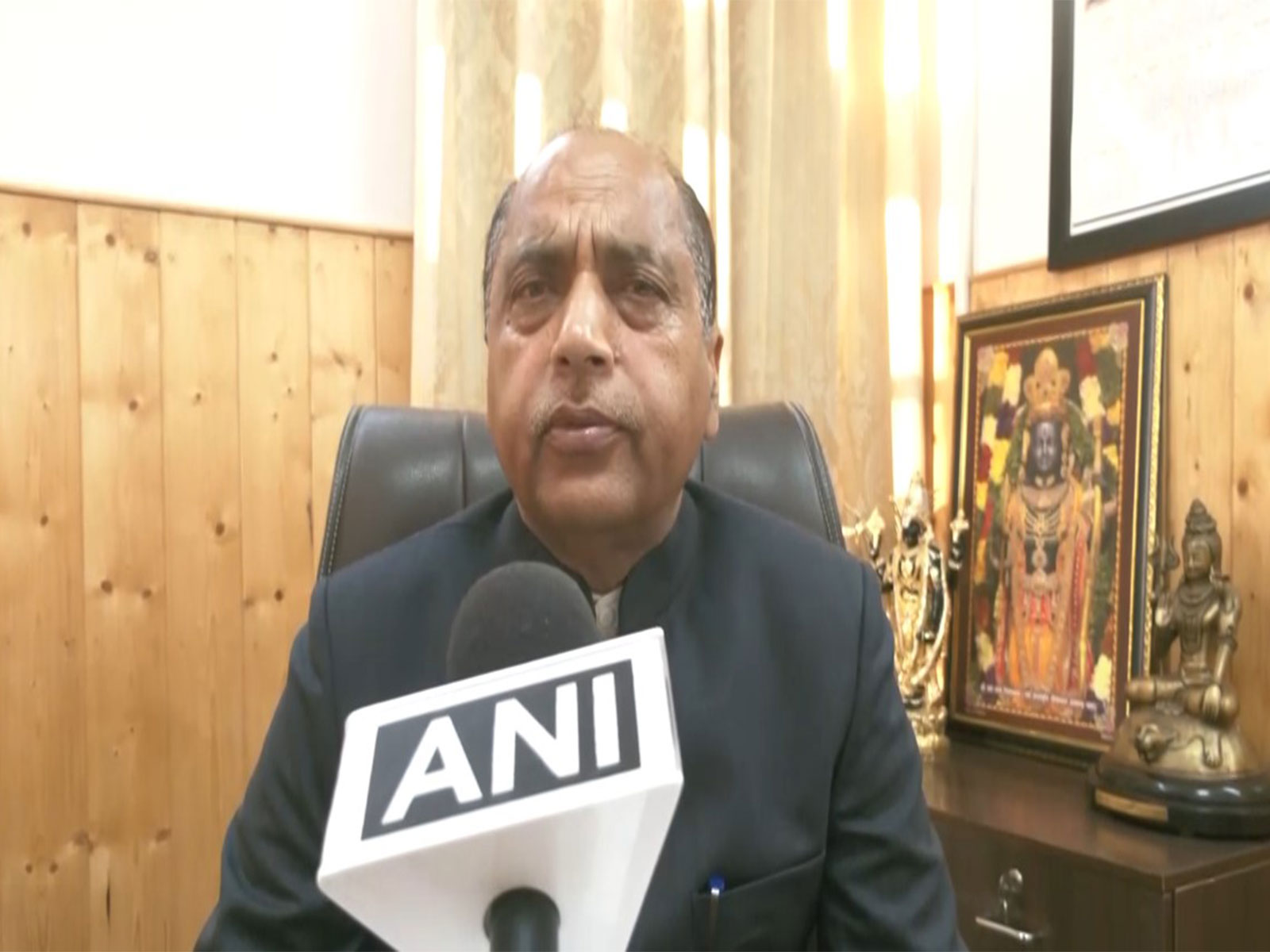 Former Himachal Pradesh Chief Minister and Leader of Opposition Jairam Thakur  (Photo/ANI)