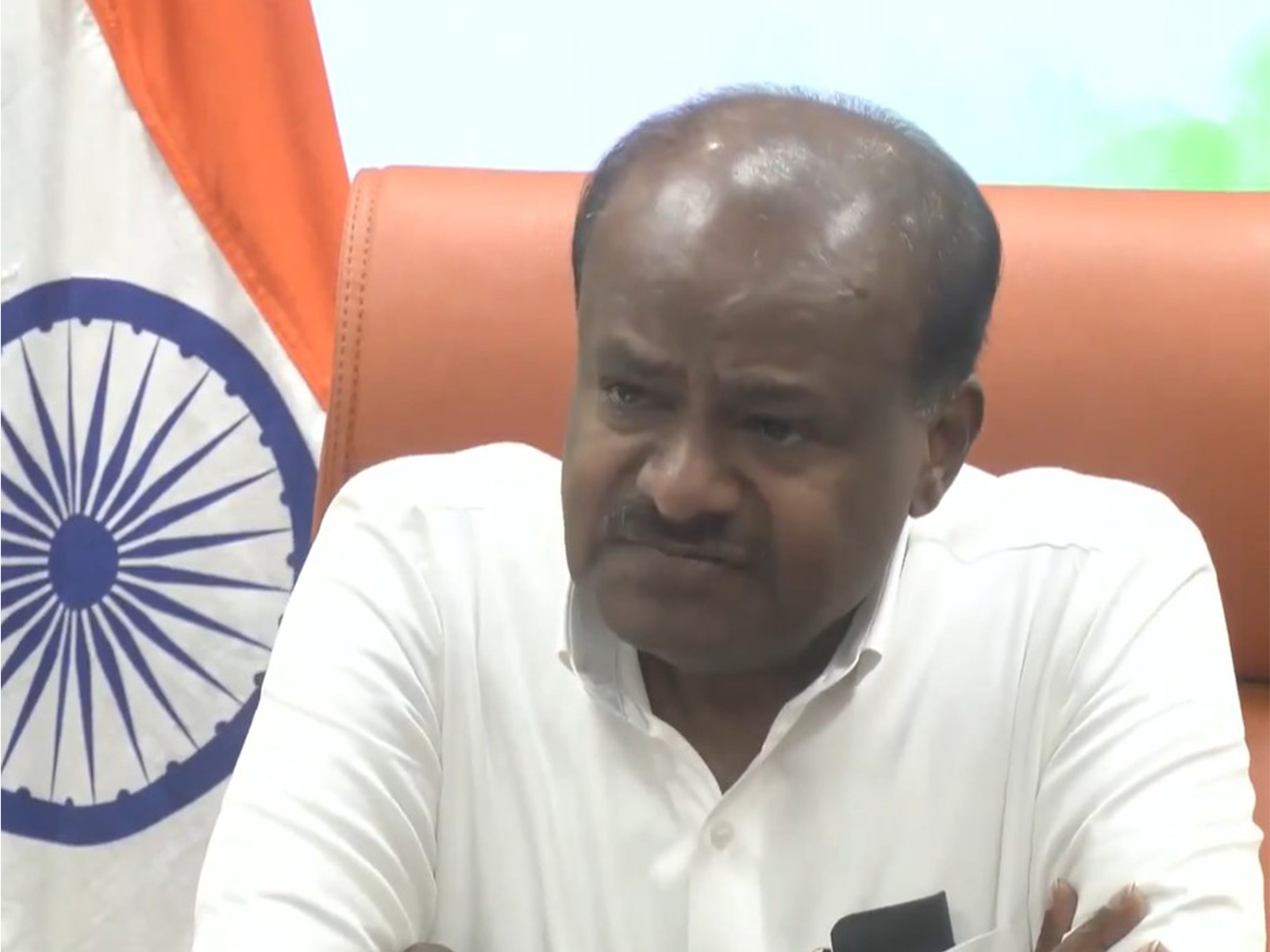 Union Minister and Janata Dal (Secular) MP HD Kumaraswamy (Photo/ANI)