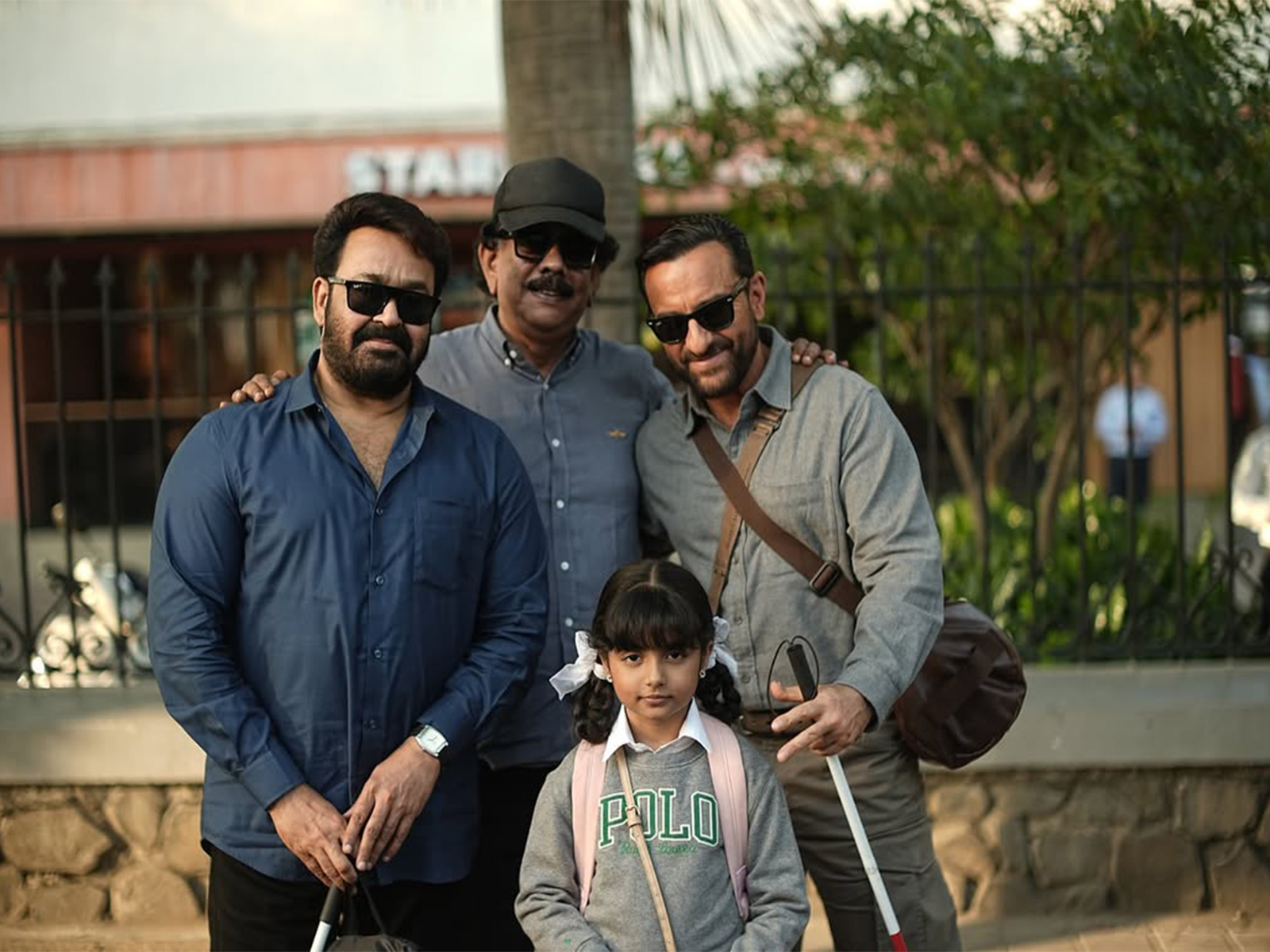 Priyadarshan shares 'Haiwaan' BTS with Mohanlal, Saif Ali Khan (Image/Instagram@priyadarshan.official)