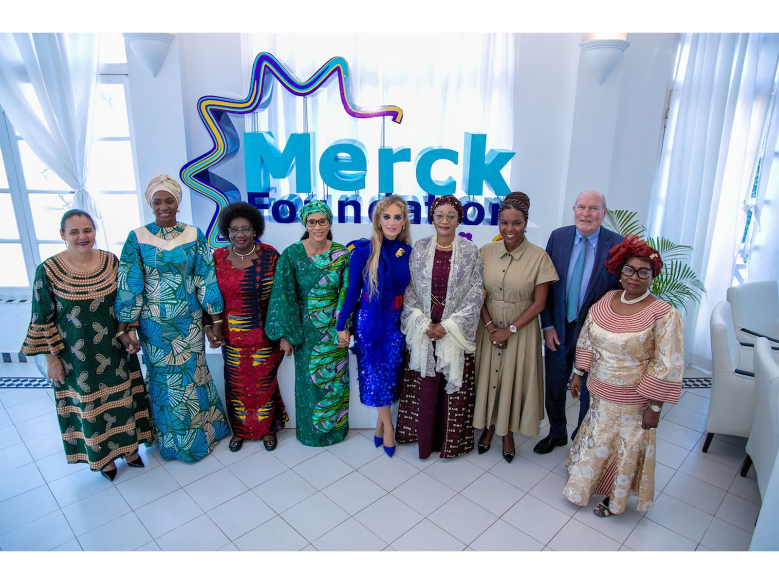 Merck Foundation Chairman and CEO with African First Ladies during their Africa Asia Luminary 2025 Merck Foundation Chairman and CEO with African First Ladies during their Africa Asia Luminary 2025
