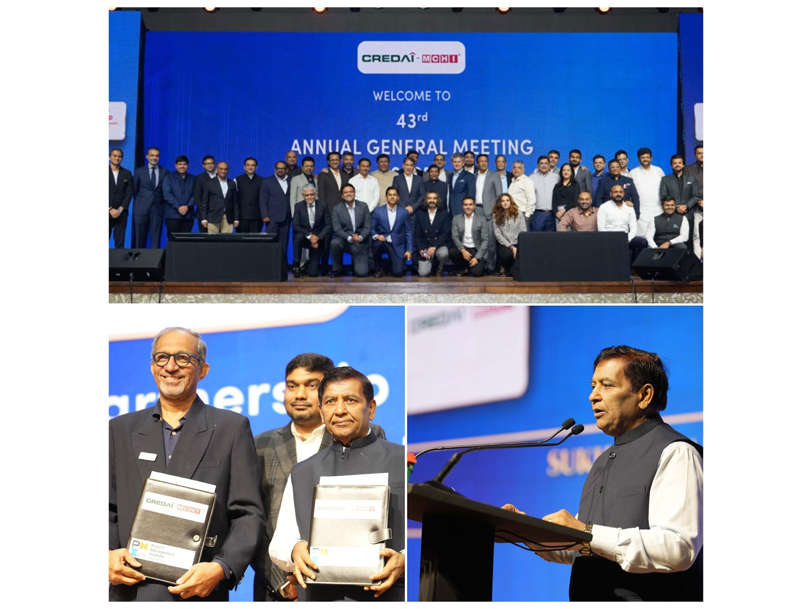 Leaders and stakeholders of Mumbai’s real estate fraternity gather at CREDAI-MCHI’s 43rd AGM to reflect on progress and chart the way forward