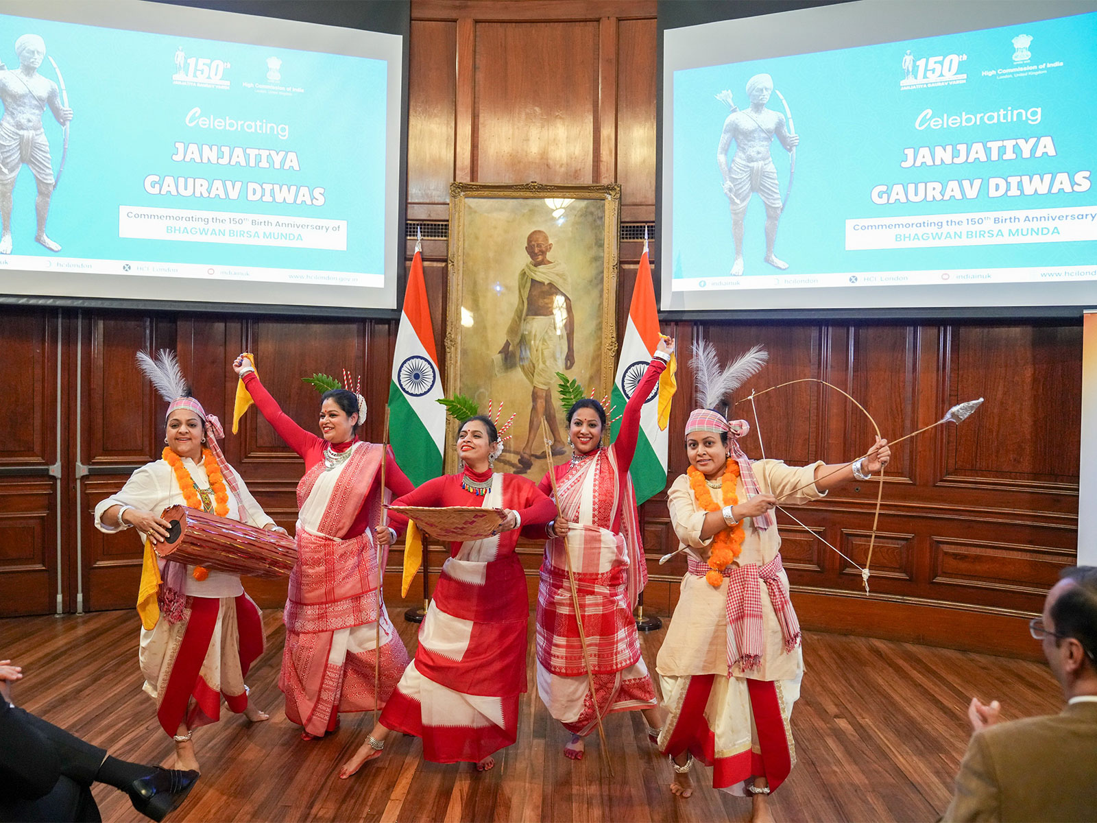 Indian High Commission in UK celebrates 150th birth anniversary of Birsa Munda (Photo/X@HCI_London)