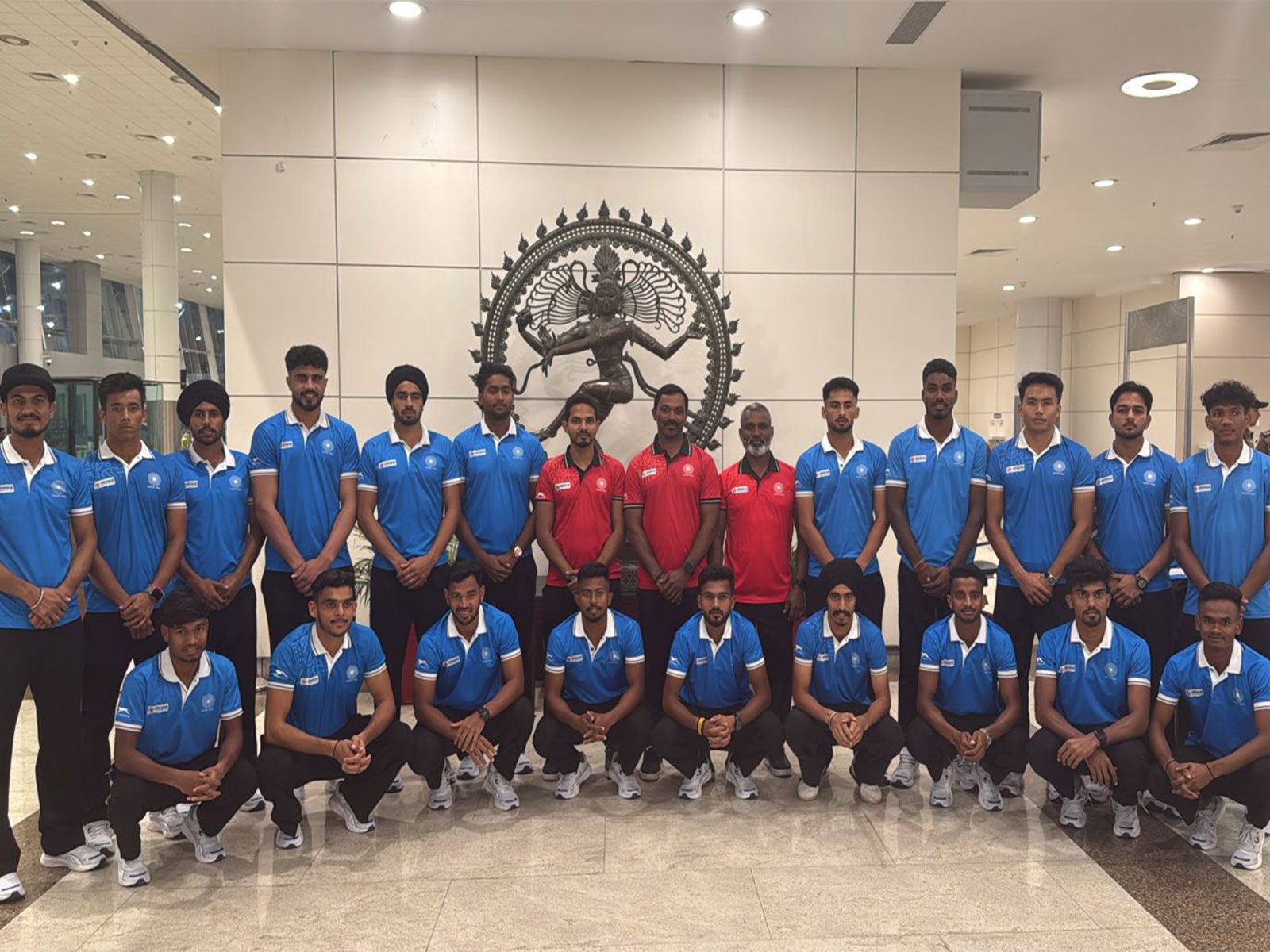 Indian Junior Men's Hockey Team arrives in Chennai
