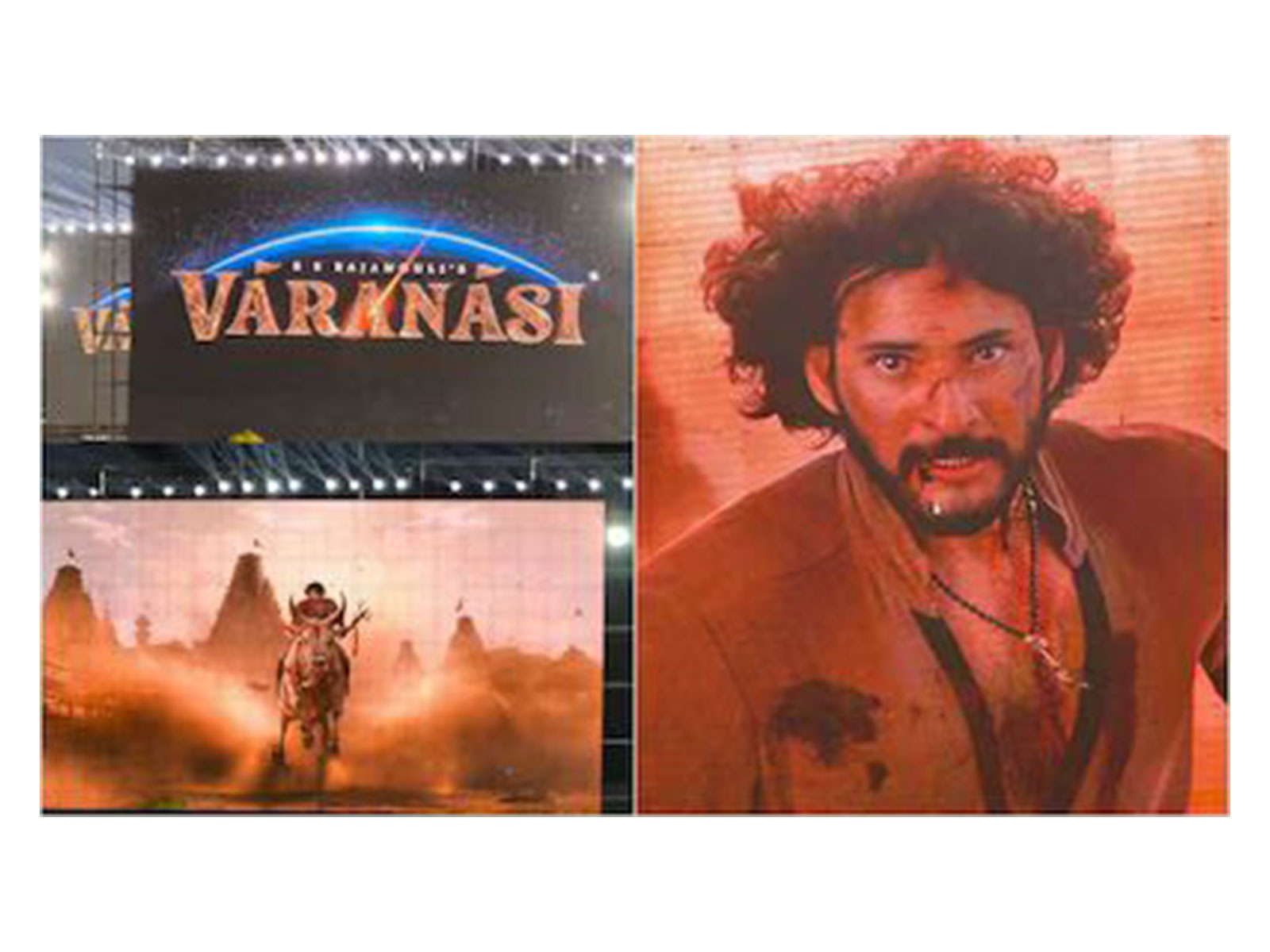 First look of 'Varanasi' (Photo/JioHotstar) First look of 'Varanasi' (Photo/JioHotstar)