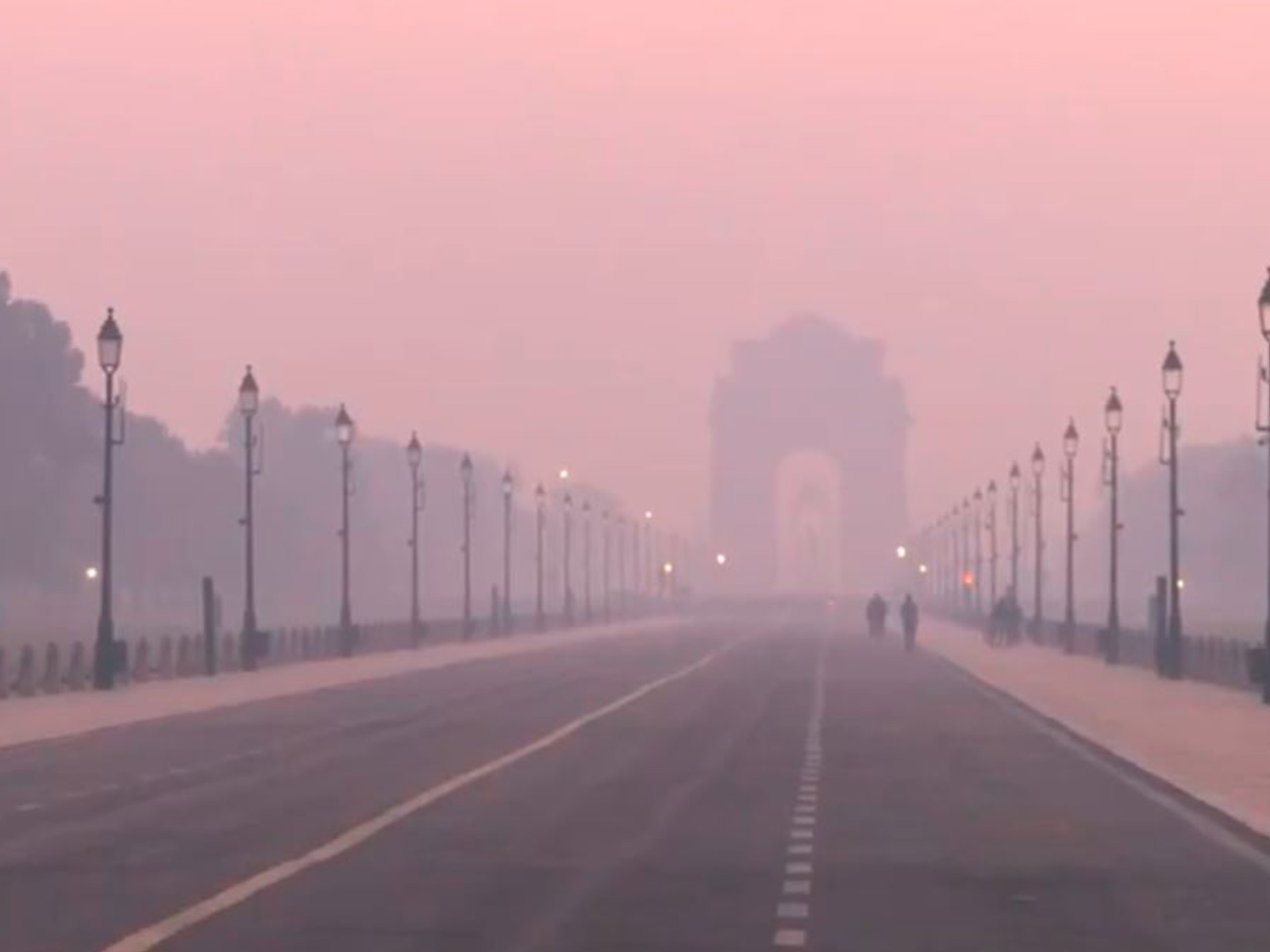 Visuals from India Gate in New Delhi (Photo/ANI)