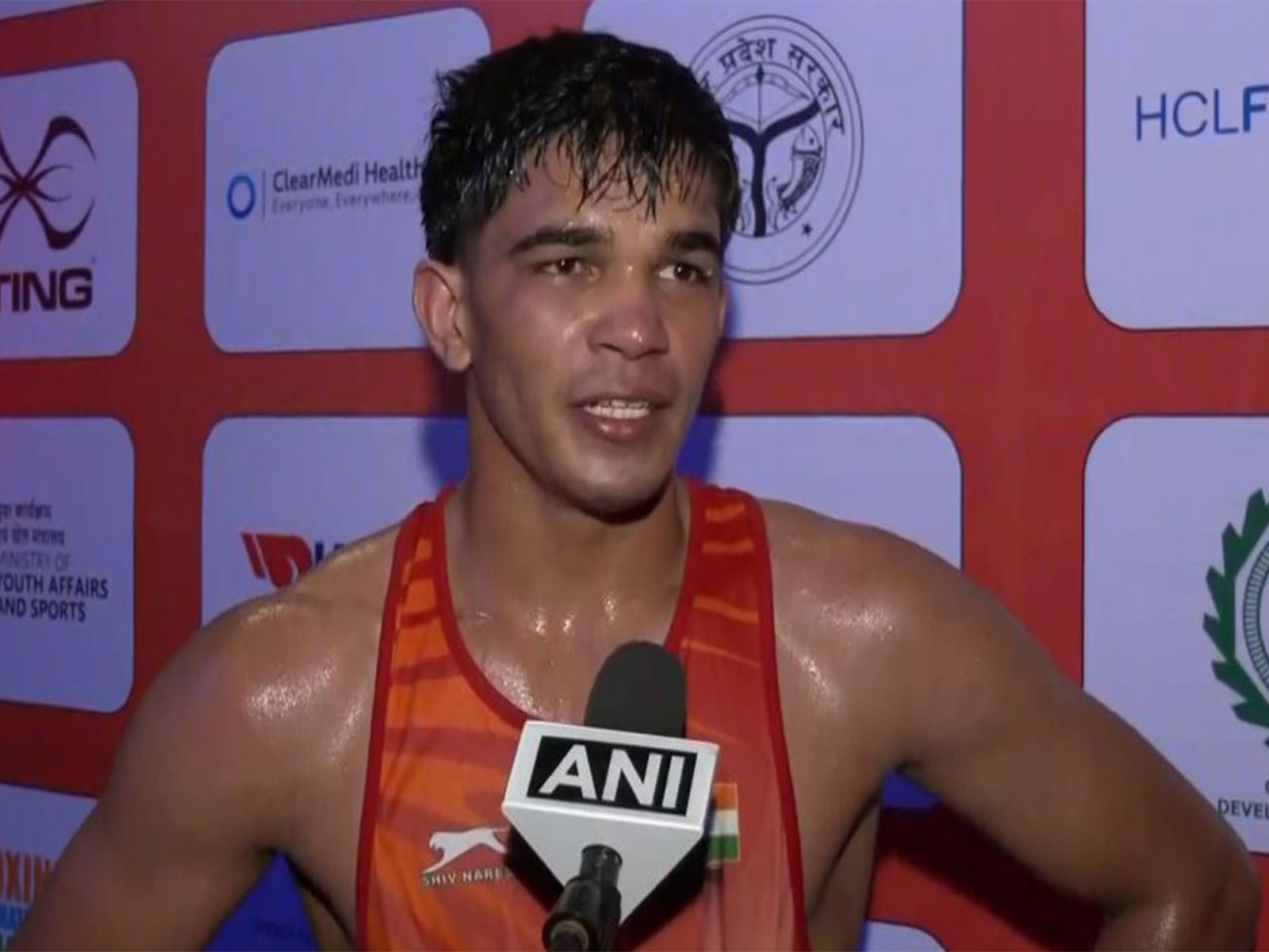 Indian boxer Ankush Phangal. (Photo/ANI) 