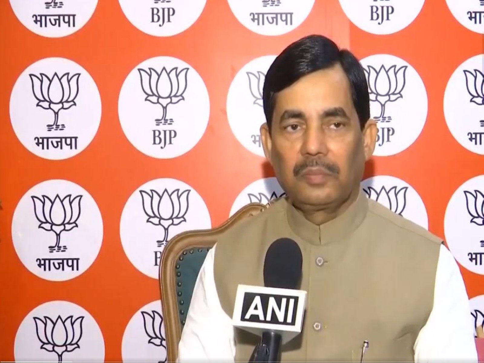 BJP leader Shahnawaz Hussain. (Photo/ANI)