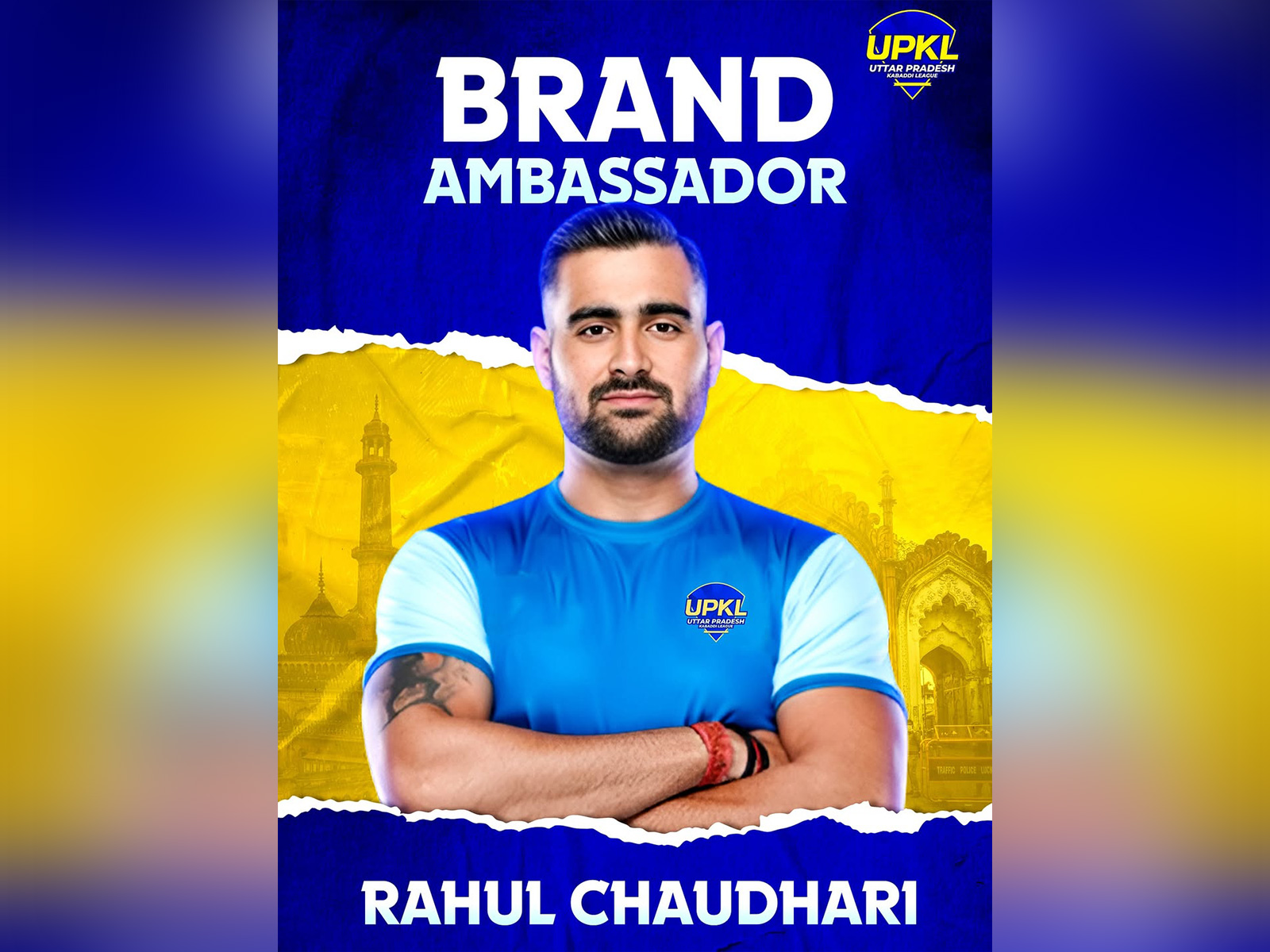 Rahul Chaudhari roped in as brand ambassador of UPKL season 2. (Photo: UPKL)