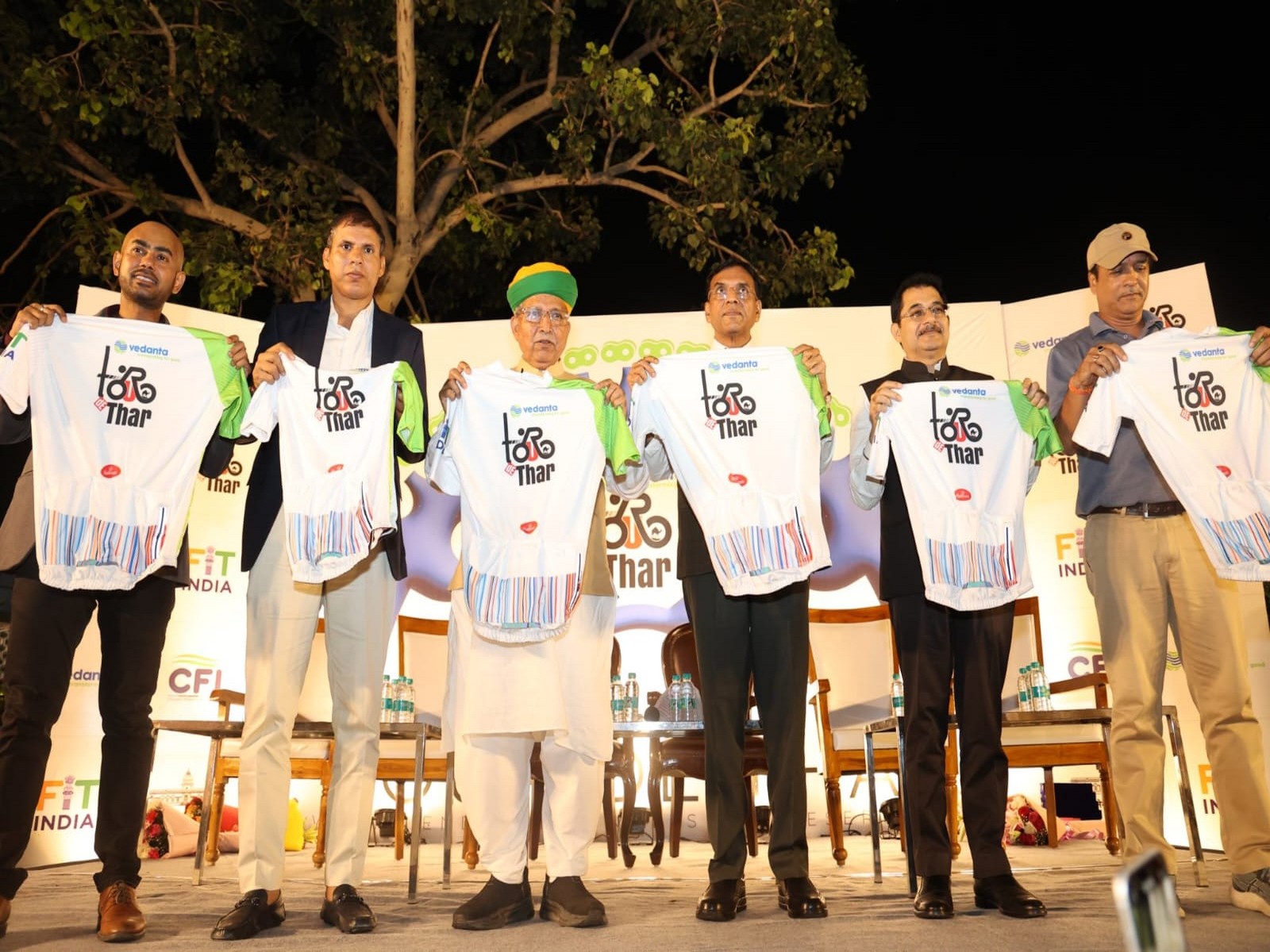 Jersey launch for the 'Tour de Thar' event. (Photo: Vedanta- Tour de Thar)
