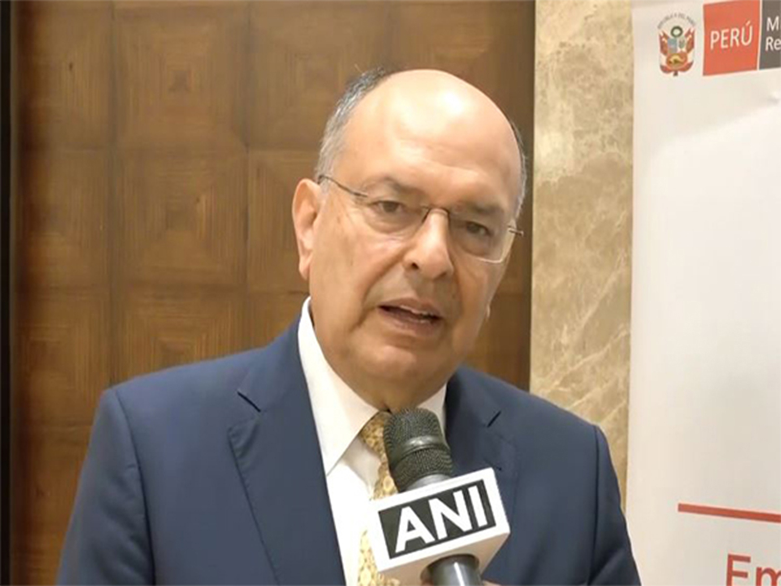 Ambassador of Peru to India, Javier Manuel Paulinich Velarde (File Photo/ANI)