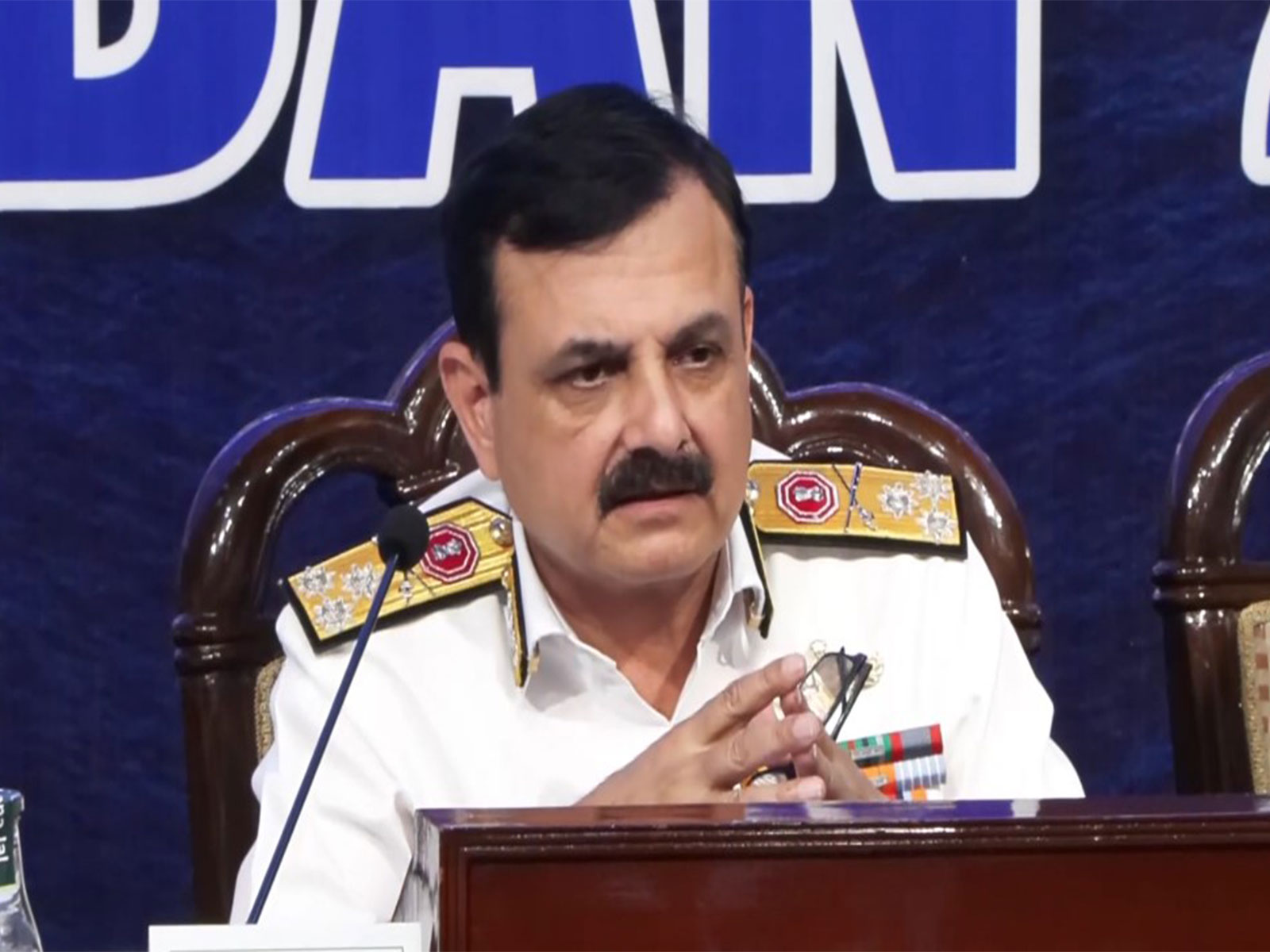 Vice Chief of Naval staff Vice Admiral Sanjay Vatsayan (Photo/ANI)