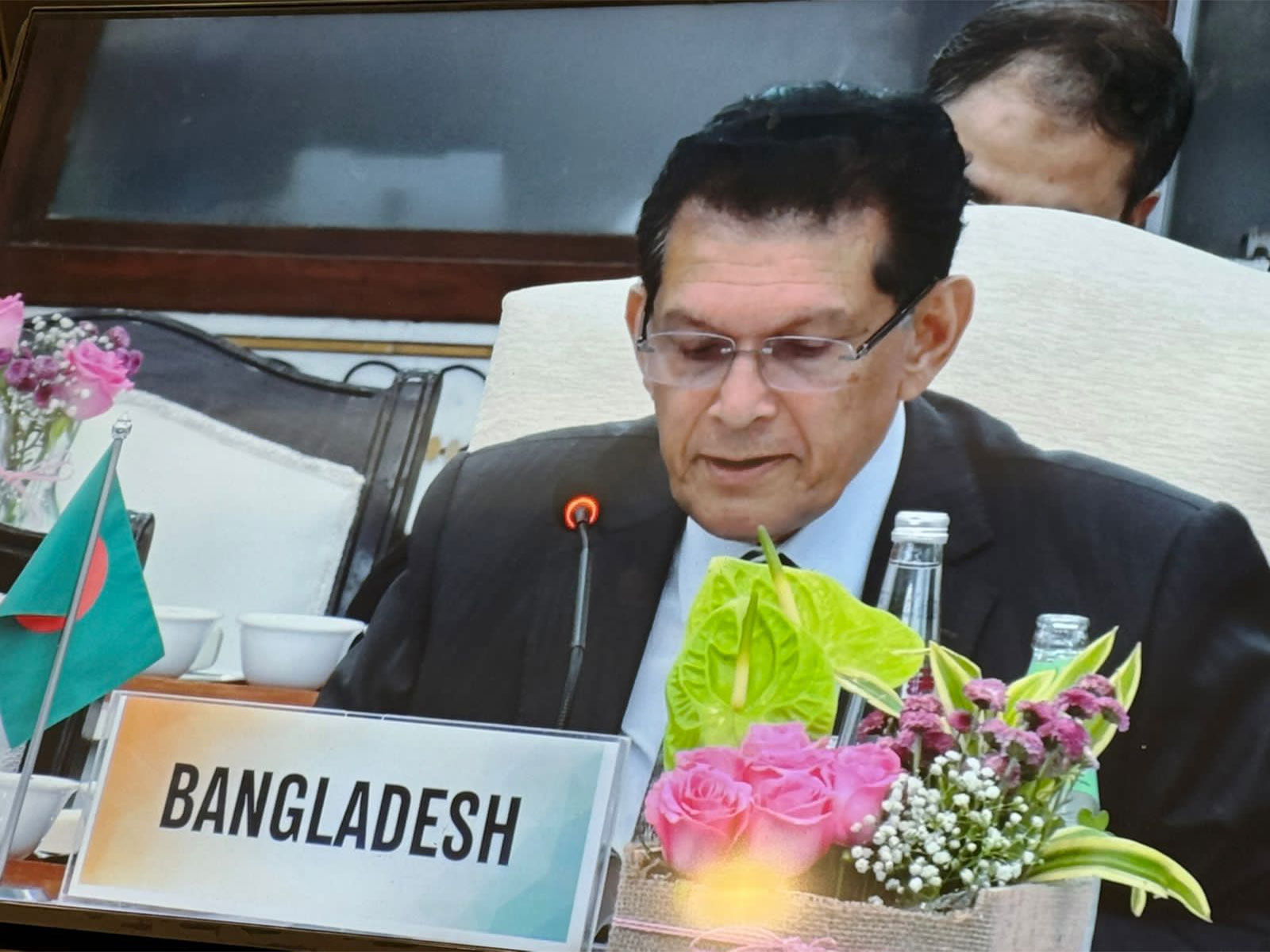 Bangladesh's National Security Adviser (NSA) Khalilur Rahman (Photo/X@bdhc_delhi)