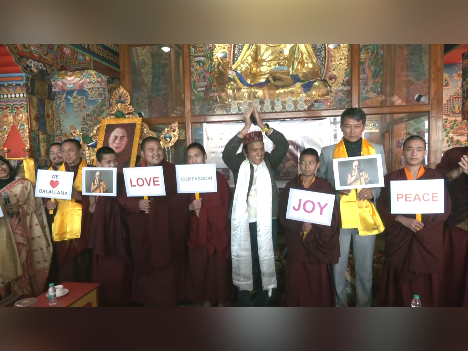 Indian author launches two books celebrating the Dalai Lama