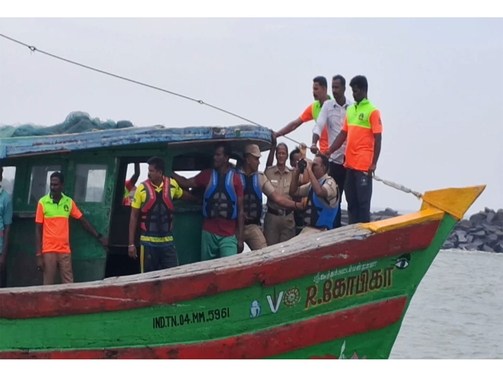 Sagar Kavach costal drill in Cuddalore, Tamil Nadu (Photo/ANI)