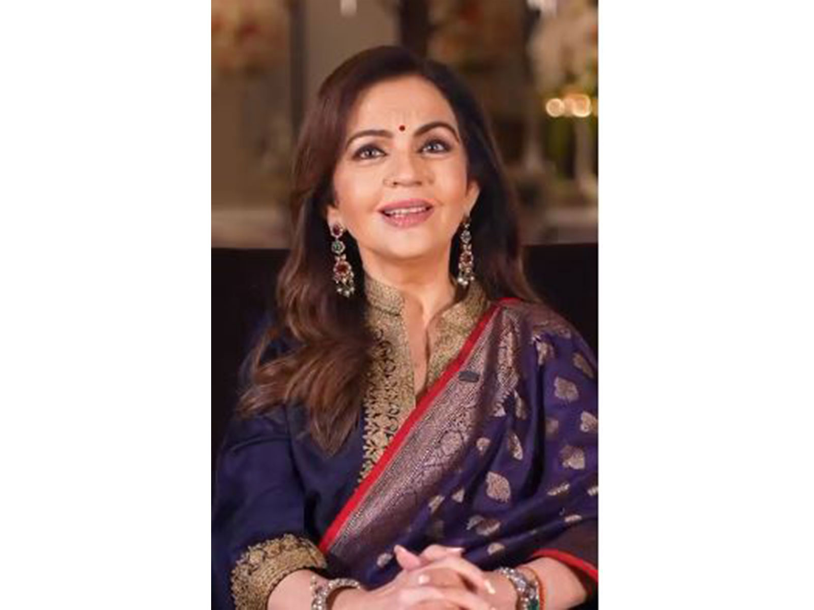 Founder-Chairperson of Reliance Foundation, Nita Ambani (Photo: Reliane Foundation)
