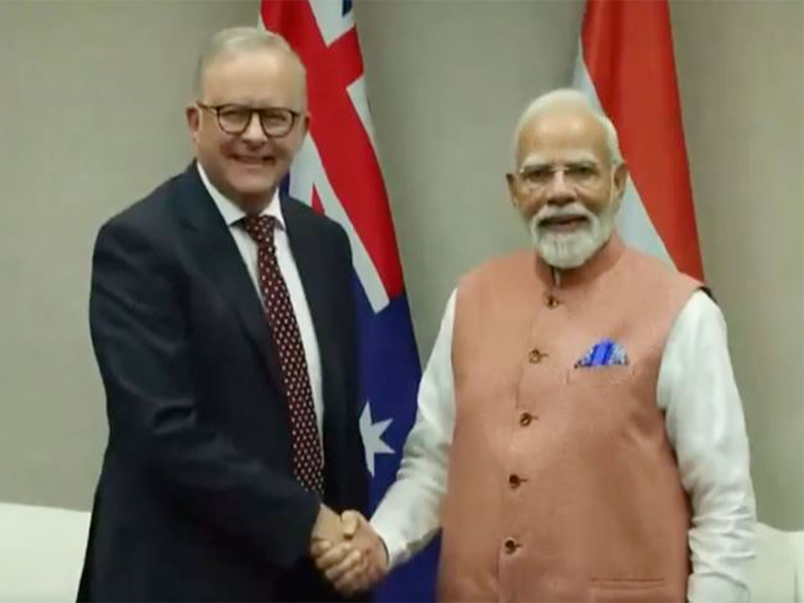 Australian PM Anthony Albanese with PM Narendra Modi (Photo/ANI DD) Australian PM Anthony Albanese with PM Narendra Modi (Photo/ANI DD)