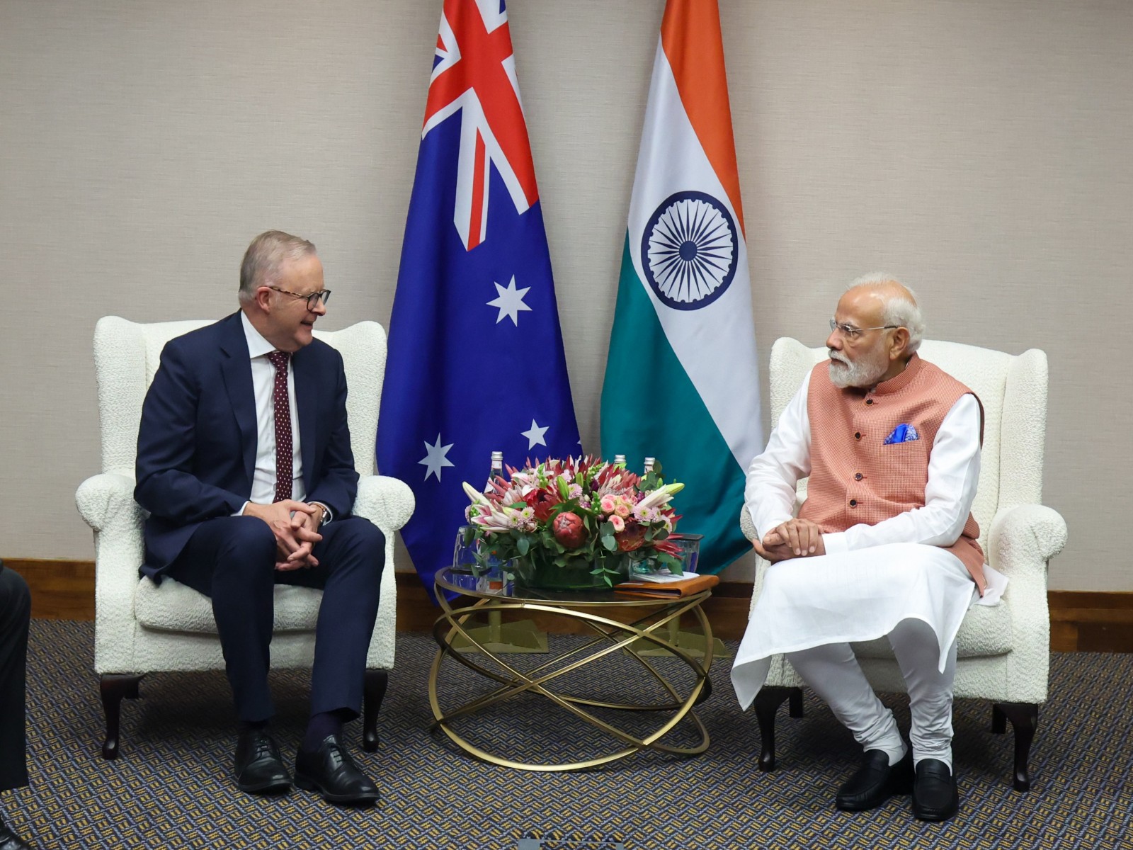 Prime Minister Narendra Modi with Prime Minister Antony Albanese of Australia (Photo: X@MEAIndia) Prime Minister Narendra Modi with Prime Minister Antony Albanese of Australia (Photo: X@MEAIndia)