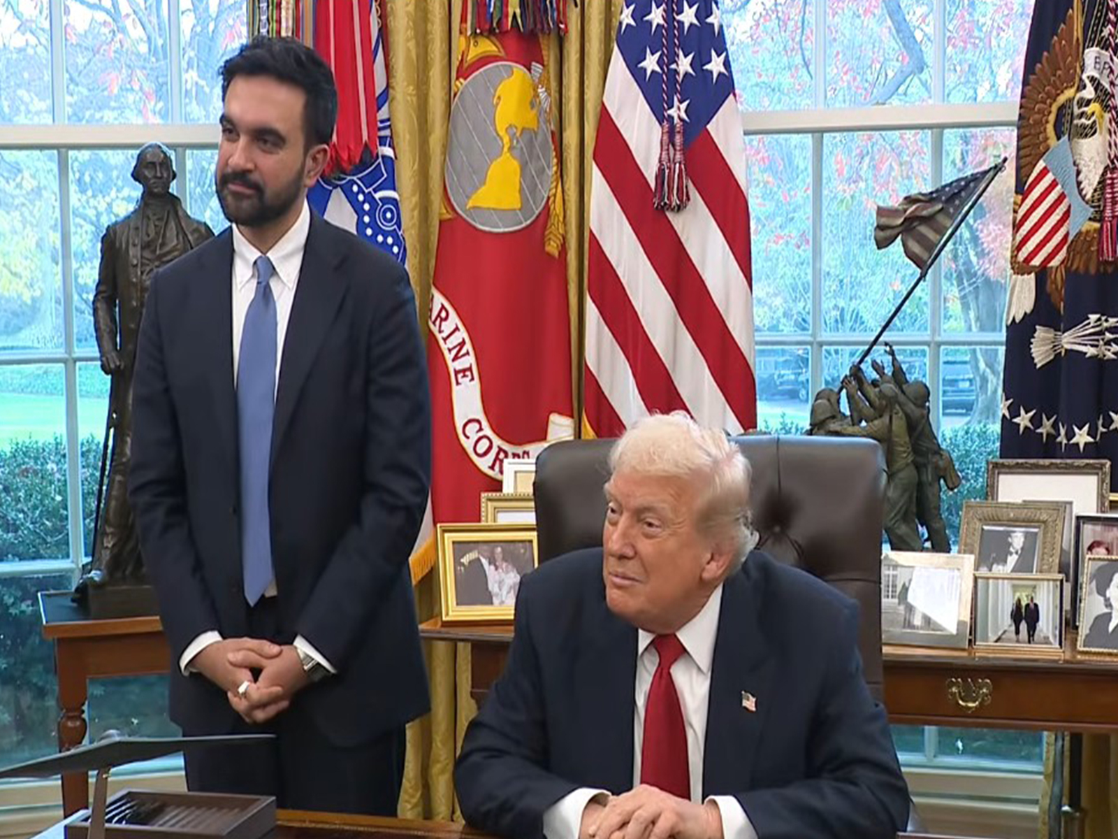 US President Donald Trump with New York mayor-elect Zohran Mamdani (Photo: White House/YouTube)