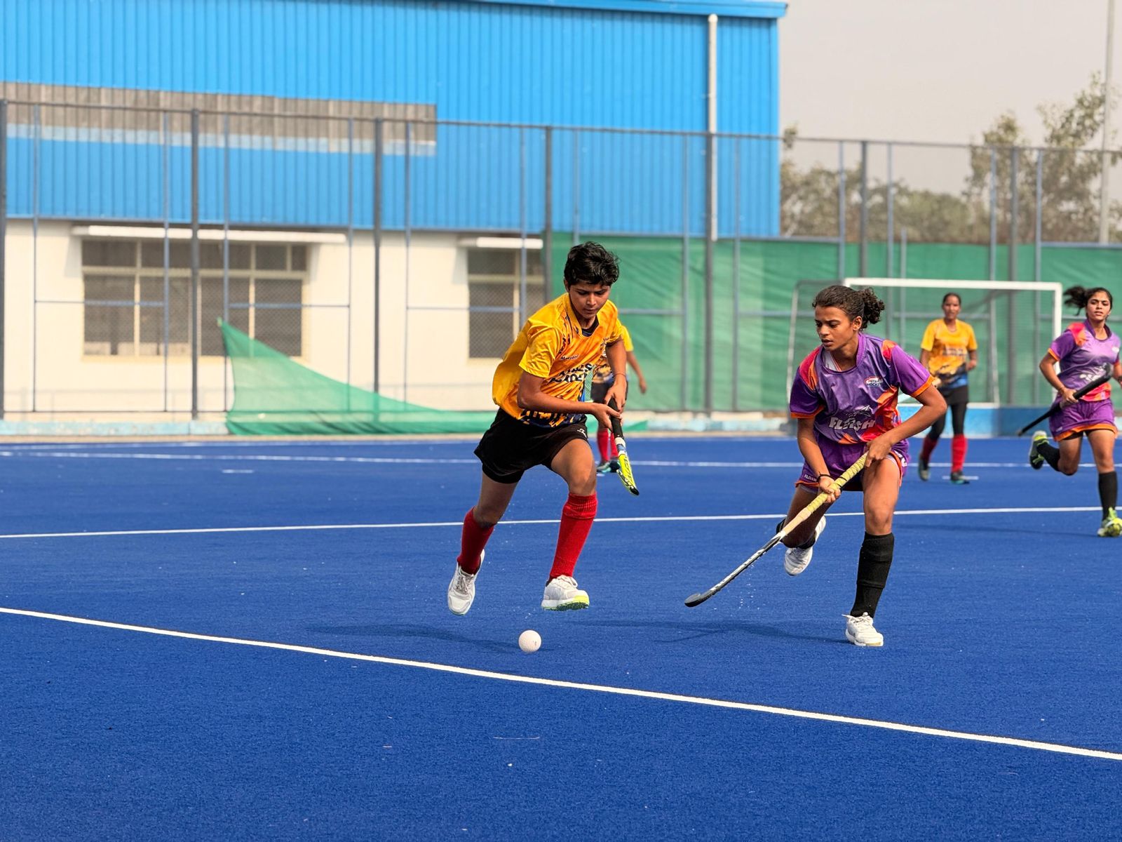 A visual from one of the matches. (Photo: Hockey India)