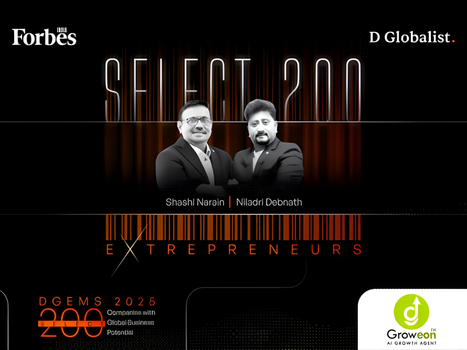 Groweon Named one of India’s First AI-Powered CRM, Earns Spot in Forbes India DGEMS 2025 ‘Select 200’ for Global Business Potential