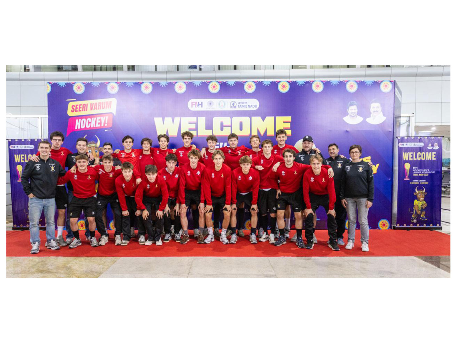 Team Belgium (Photo: Hockey India)