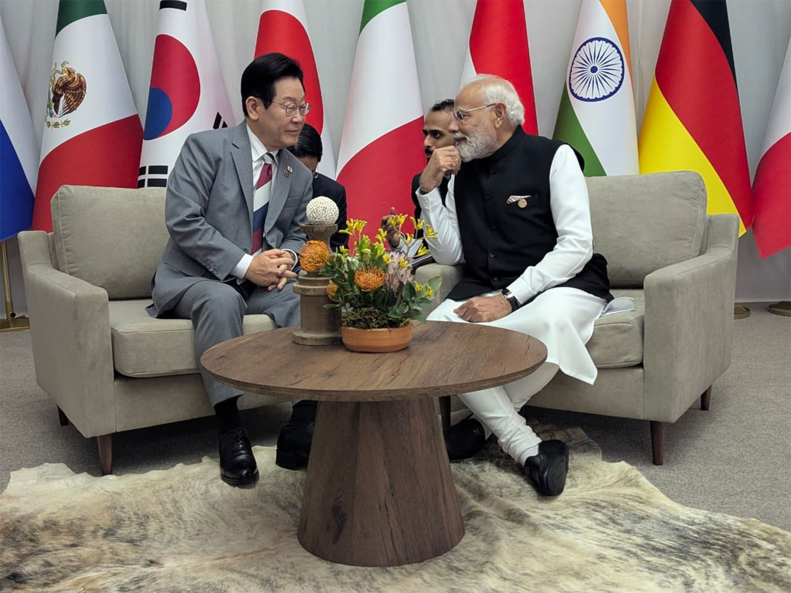 Prime Minister Narendra Modi with Lee Jae-myung, President of South Korea (Photo: X@narendramodi)