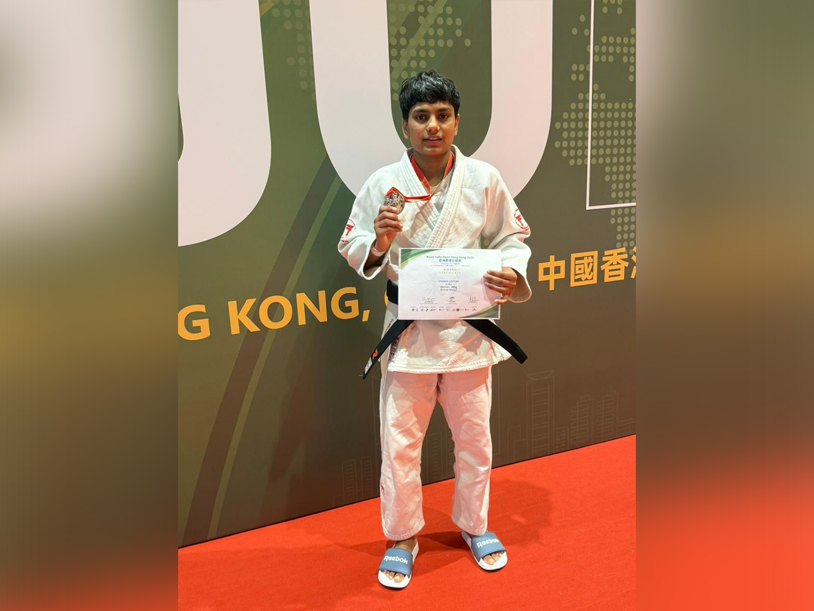 India's rising judoka Simran. (Photo/VBF) 