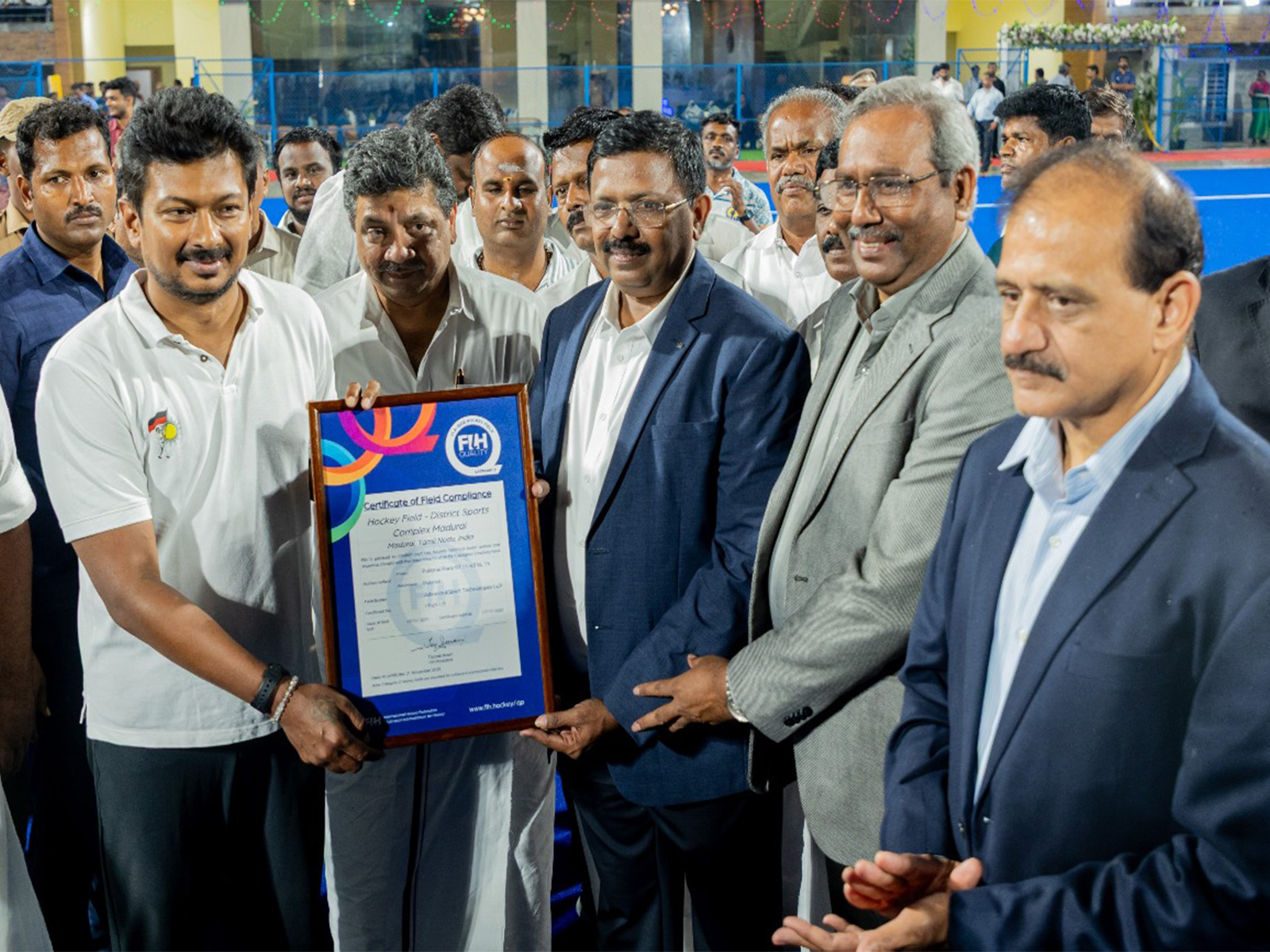 Tamil Nadu Deputy Chief Minister Udhayanidhi Stalin (Photo/Hockey India)  