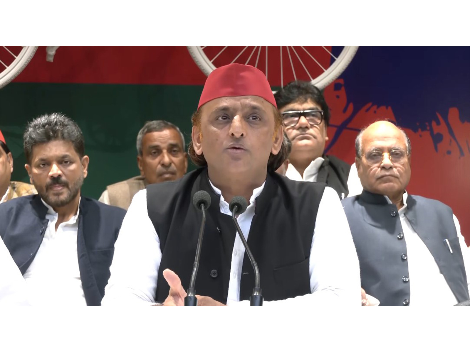 Samajwadi Party (SP) chief Akhilesh Yadav (Photo/ANI)
