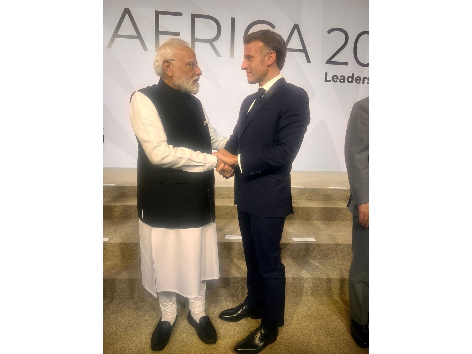 Prime Minister Narendra Modi with Emmanuel Macron, President of France (Photo: X@narendramodi)