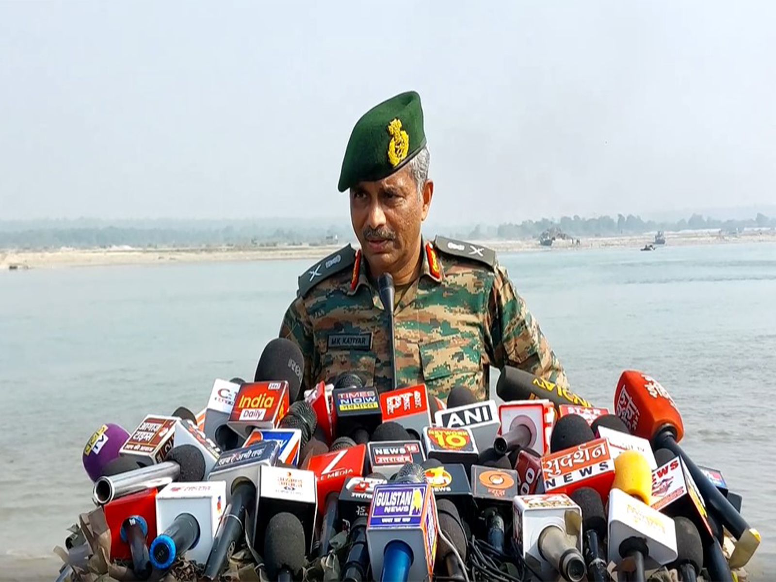 Lt Gen Manoj Kumar Katiyar (Photo/ANI)