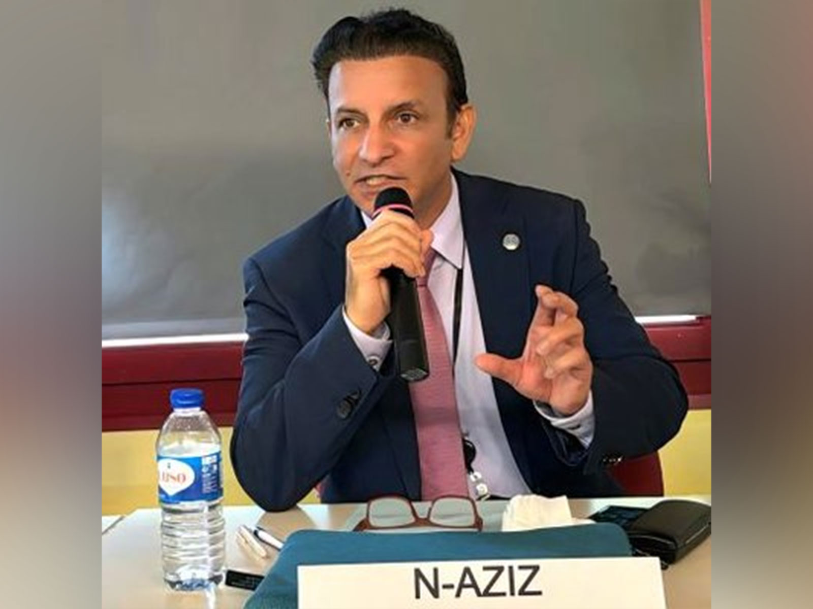 United Kashmir People’s National Party (UKPNP) spokesperson Sardar Nasir Aziz Khan. (Photo: X/@NasirKhanUKPNP)