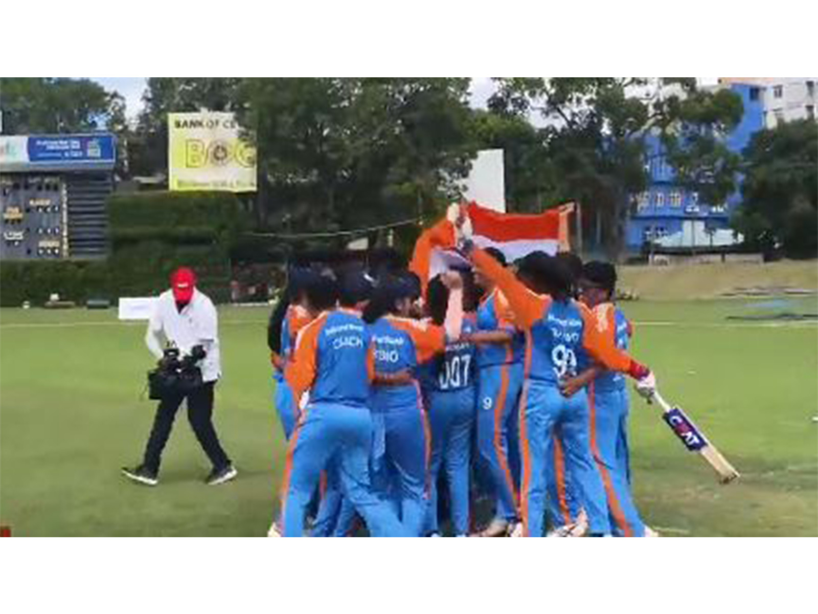 India blind cricket team celebrating (Photo: ANI)