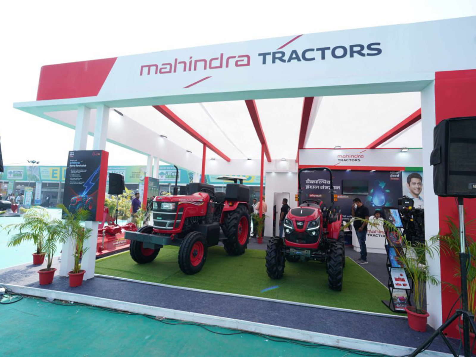 Mahindra's alternate fuel tractors (Photo/M&M)