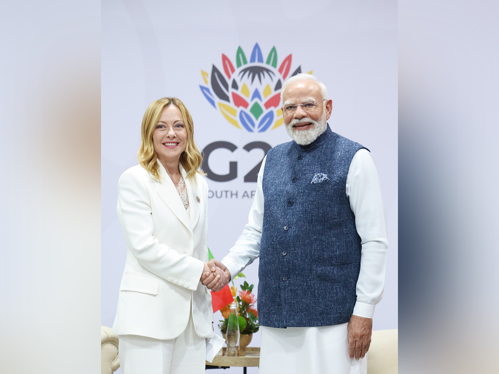 Prime Minister Narendra Modi with Italian Prime Minister Giorgia Meloni (Photo: X@narendramodi)