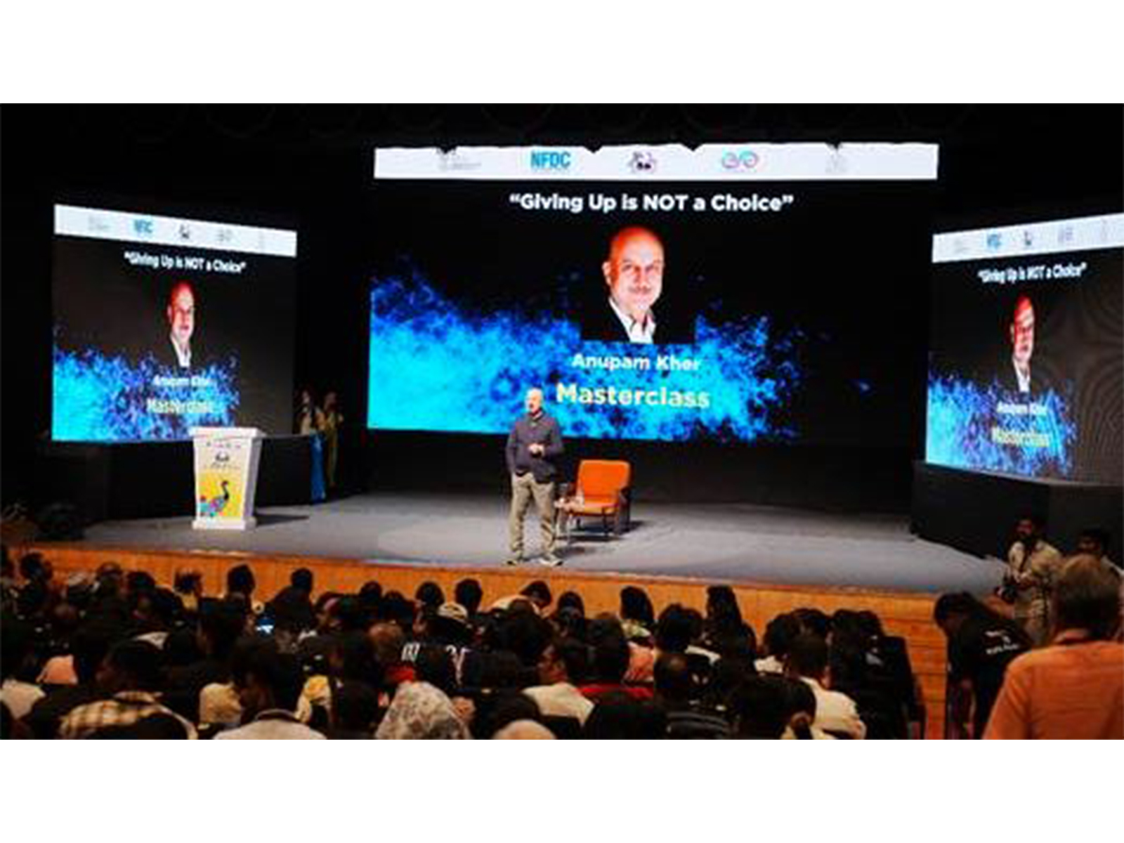 Anupam Kher masterclass at IFFI 2025 (Photo: PIB)