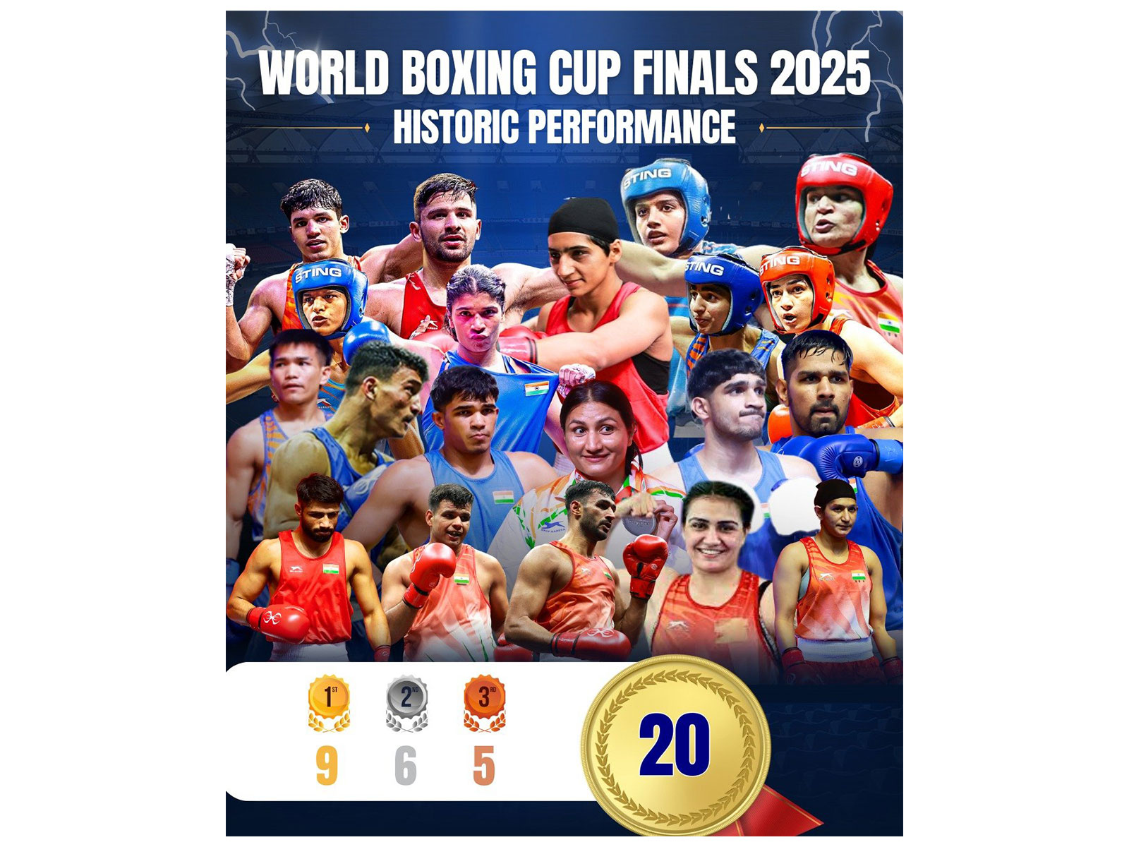 World Boxing Cup Finals. (Photo: @narendramodi X)