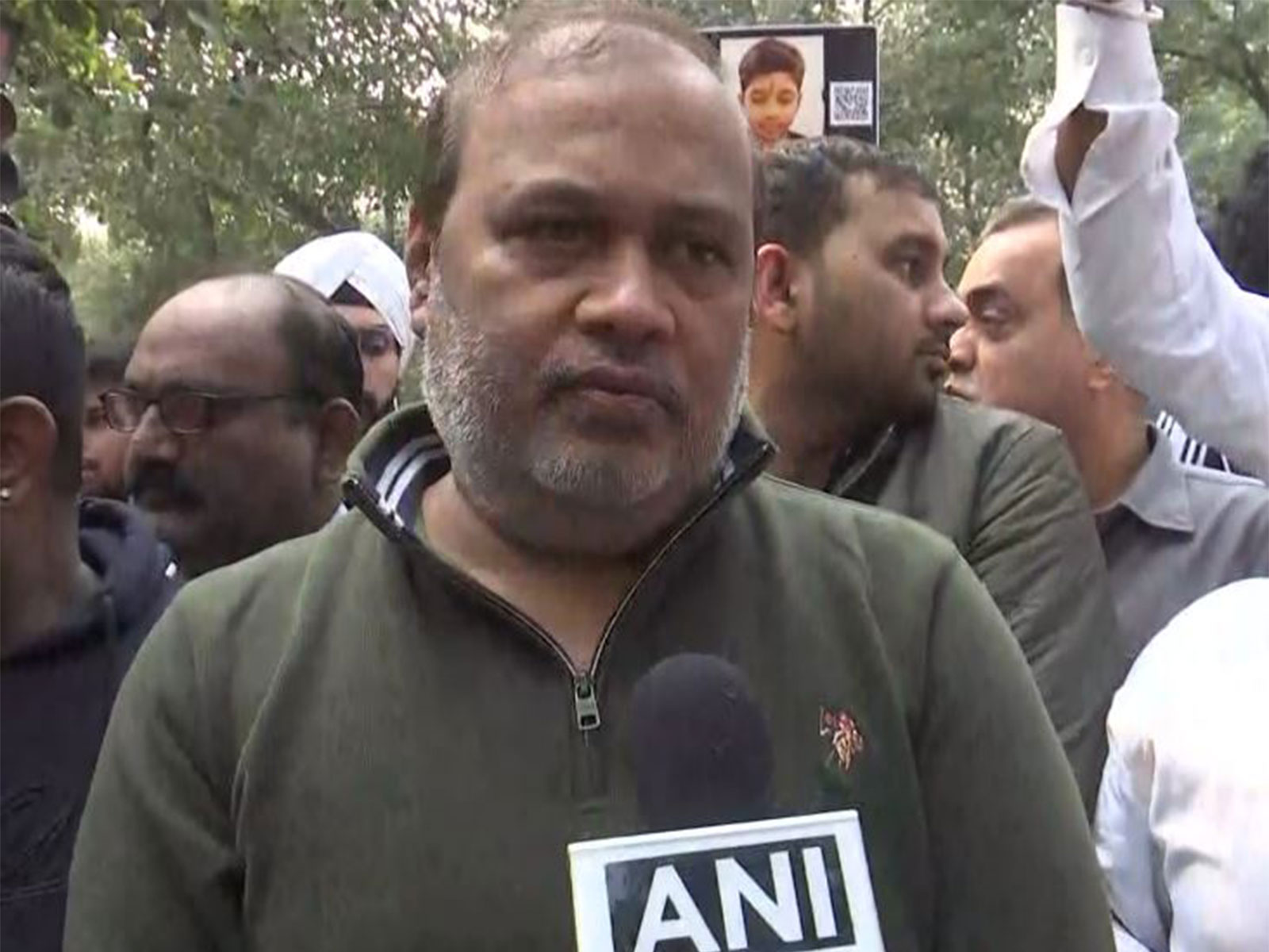 Father of class 10 student who died by suicide (Photo/ANI)