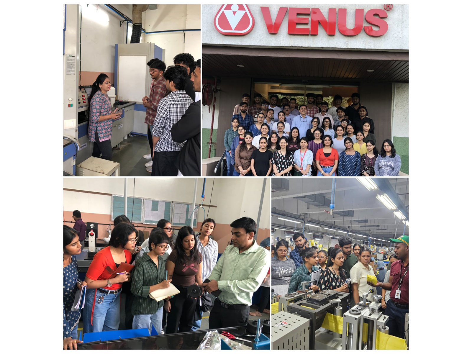 NIFT Mumbai students explore Venus Safety’s cutting-edge PPE manufacturing process during their industry immersion visit