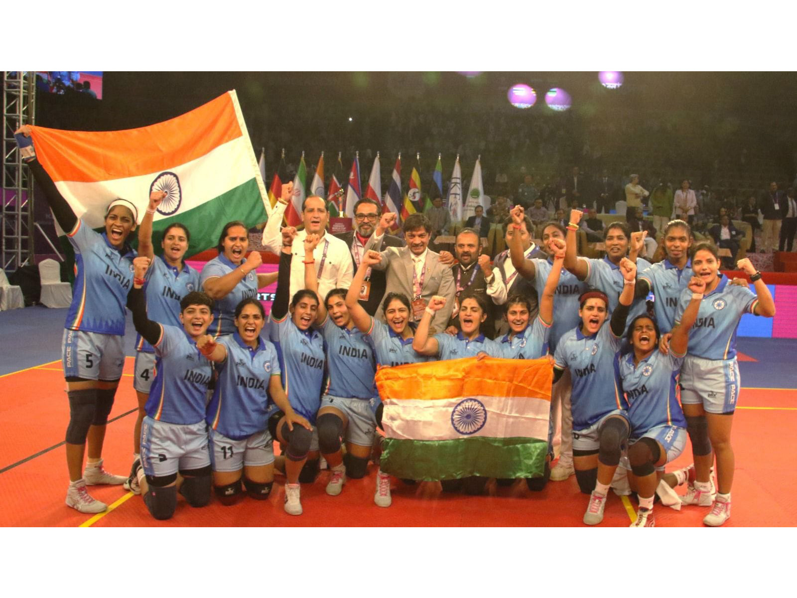 Indian women’s kabaddi team (Photo: X/@narendramodi)