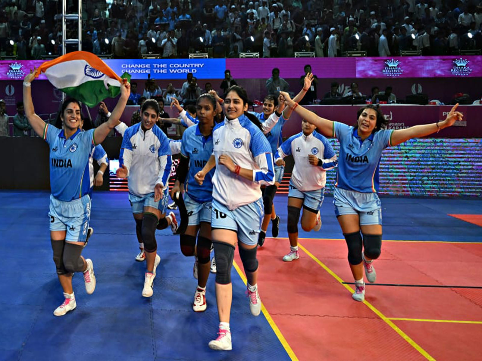 Victorious Indian women’s kabaddi team (Photo: PKL)