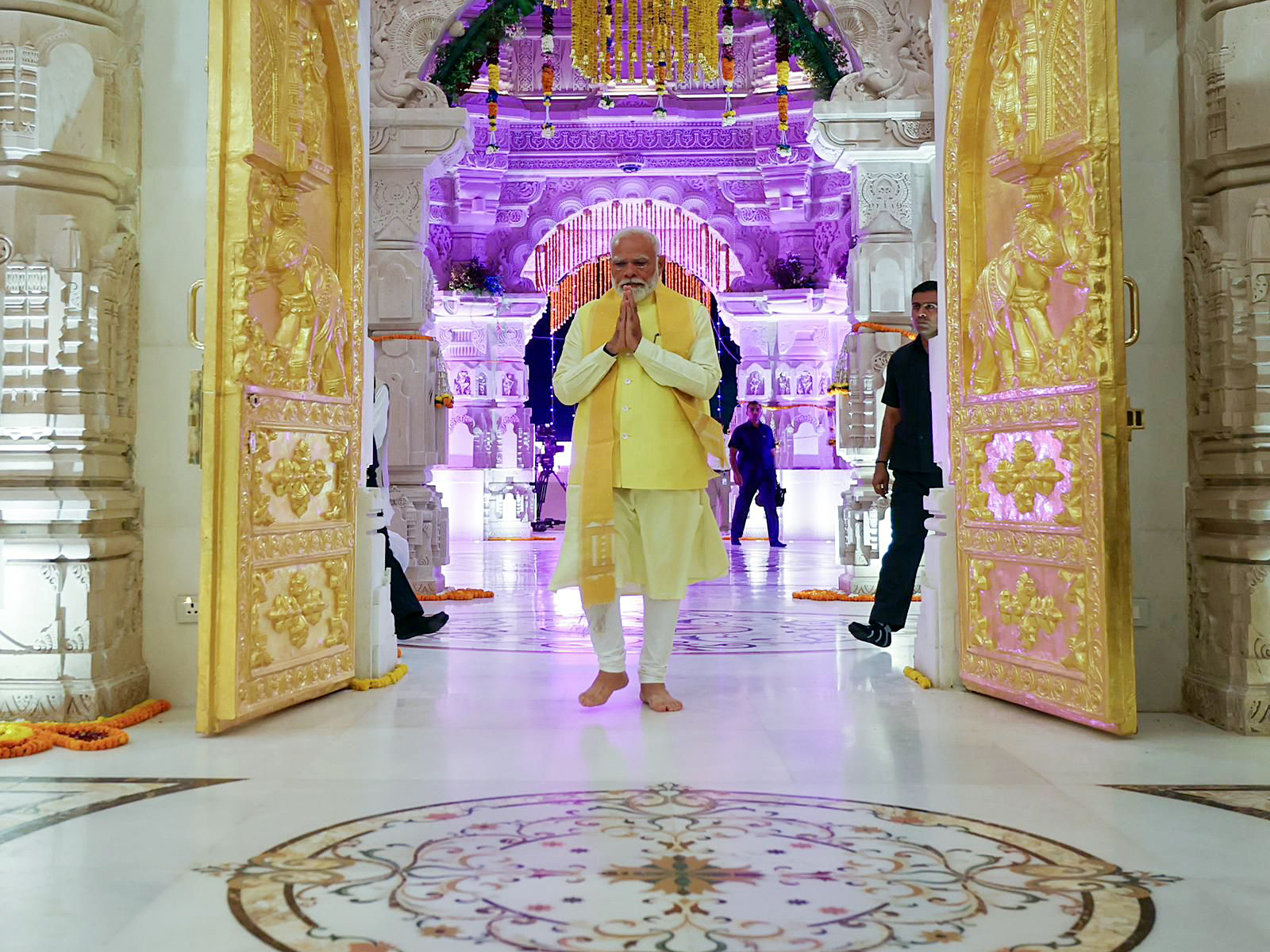 PM Narendra Modi at Ram Janmabhoomi Temple in 2024 (File Photo/ANI)